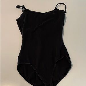Black Spaghetti Strap Capezio Leotard